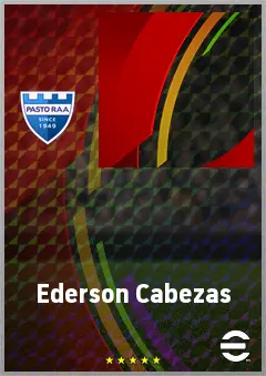 Ederson Cabezas eFootball 2026 player card, 68 OVR GK