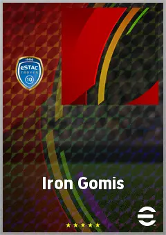 Iron Gomis eFootball 2026 player card, 68 OVR CMF