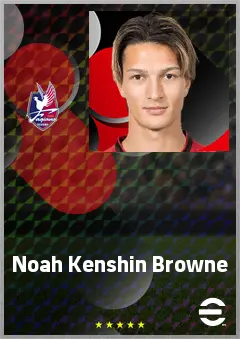 Browne Noah Kenshin eFootball 2026 player card, 67 OVR CF