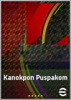 Kanokpon Puspakom eFootball 2026 player card, 62 OVR CMF