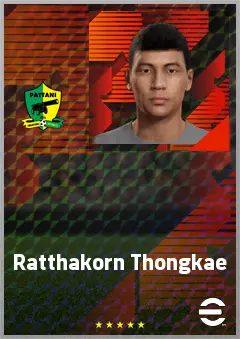Ratthakorn Thongkae eFootball 2026 player card, 60 OVR RB