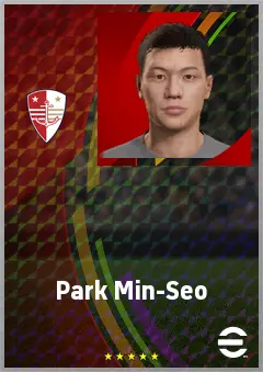 Park Min-Seo eFootball 2026 player card, 65 OVR LB