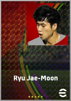 Ryu Jae-Moon eFootball 2026 player card, 66 OVR DMF
