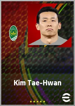 Kim Tae-Hwan eFootball 2026 player card, 69 OVR RB