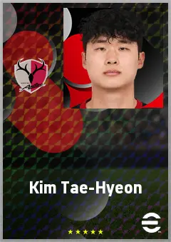 Kim Tae-Hyeon eFootball 2026 player card, 72 OVR CB