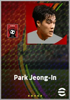 Park Jeong-In eFootball 2026 player card, 66 OVR AMF