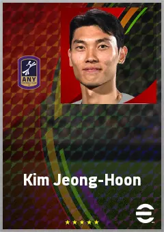 Kim Jeong-Hoon eFootball 2026 player card, 69 OVR GK