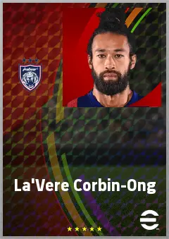 La'Vere Corbin-Ong eFootball 2026 player card, 70 OVR LB