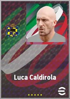 Luca Caldirola eFootball 2026 player card, 70 OVR CB