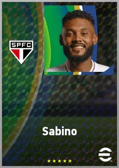 Sabino eFootball 2026 player card, 73 OVR CB