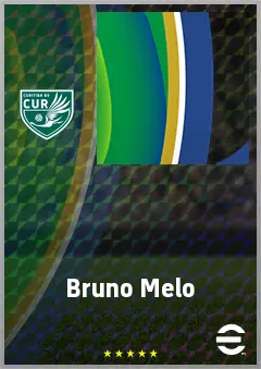 Bruno Melo eFootball 2026 player card, 71 OVR LB