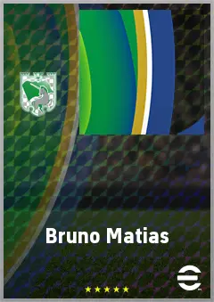Bruno Matias eFootball 2026 player card, 68 OVR DMF
