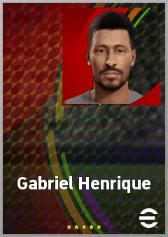 Gabriel Henrique eFootball 2026 player card, 65 OVR CMF