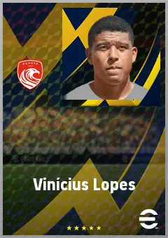 Vinícius Lopes eFootball 2026 player card, 73 OVR RWF