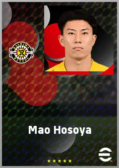 Hosoya Mao eFootball 2026 player card, 71 OVR CF