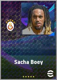 Sacha Boey eFootball 2026 player card, 75 OVR RB
