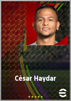 César Haydar eFootball 2026 player card, 70 OVR CB