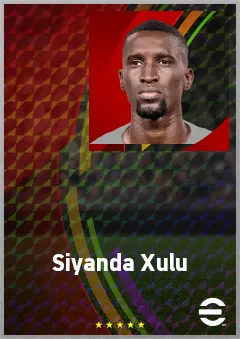 Siyanda Xulu eFootball 2026 player card, 67 OVR CB