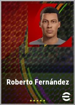 Roberto Fernández eFootball 2026 player card, 70 OVR LB