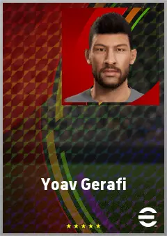 Yoav Gerafi eFootball 2026 player card, 70 OVR GK