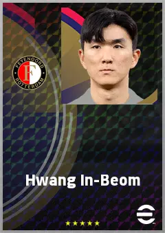 Hwang In-Beom eFootball 2026 player card, 73 OVR CMF