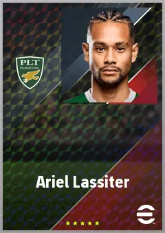 Ariel Lassiter eFootball 2026 player card, 70 OVR LWF