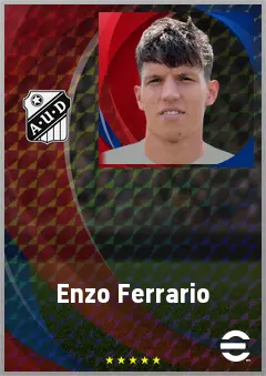 Enzo Ferrario eFootball 2026 player card, 69 OVR CB