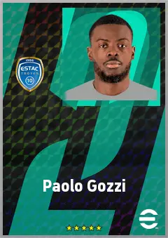 Paolo Gozzi eFootball 2026 player card, 68 OVR CB