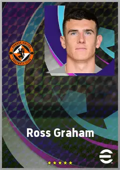 Ross Graham eFootball 2026 player card, 69 OVR CB