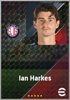 Ian Harkes eFootball 2026 player card, 72 OVR CMF