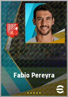 Fabio Pereyra eFootball 2026 player card, 74 OVR CB