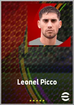Leonel Picco eFootball 2026 player card, 73 OVR DMF
