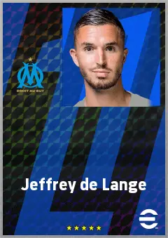 Jeffrey de Lange eFootball 2026 player card, 73 OVR GK