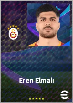 Eren Elmalı eFootball 2026 player card, 73 OVR LB