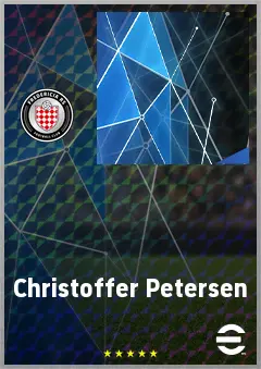 Christoffer Petersen eFootball 2026 player card, 66 OVR GK