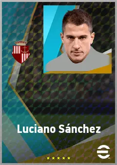 Luciano Sánchez eFootball 2026 player card, 70 OVR RB