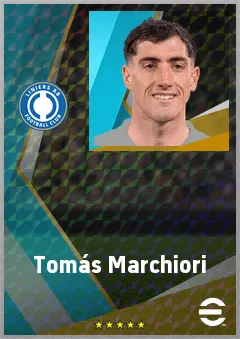 Tomás Marchiori eFootball 2026 player card, 74 OVR GK