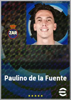 Paulino de la Fuente eFootball 2026 player card, 70 OVR RMF