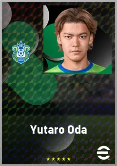 Oda Yutaro eFootball 2026 player card, 68 OVR RWF