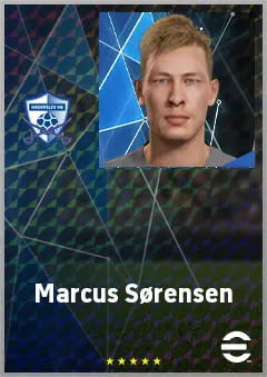 Marcus Sørensen eFootball 2026 player card, 65 OVR GK