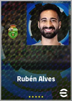 Rubén Alves eFootball 2026 player card, 70 OVR CB