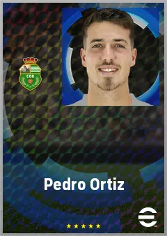 Pedro Ortiz eFootball 2026 player card, 69 OVR DMF