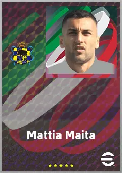 Mattia Maita eFootball 2026 player card, 70 OVR CMF