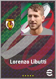 Lorenzo Libutti eFootball 2026 player card, 67 OVR RB