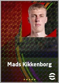 Mads Kikkenborg eFootball 2026 player card, 69 OVR GK