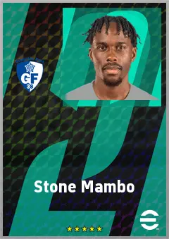 Stone Mambo eFootball 2026 player card, 68 OVR CB