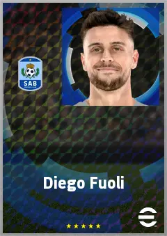 Diego Fuoli eFootball 2026 player card, 69 OVR GK