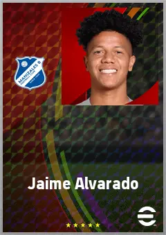 Jaime Alvarado eFootball 2026 player card, 71 OVR DMF