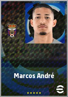 Marcos André eFootball 2026 player card, 70 OVR CF