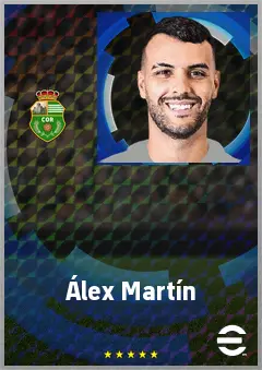 Álex Martín eFootball 2026 player card, 69 OVR CB